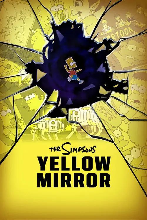 Yellow Mirror Poster