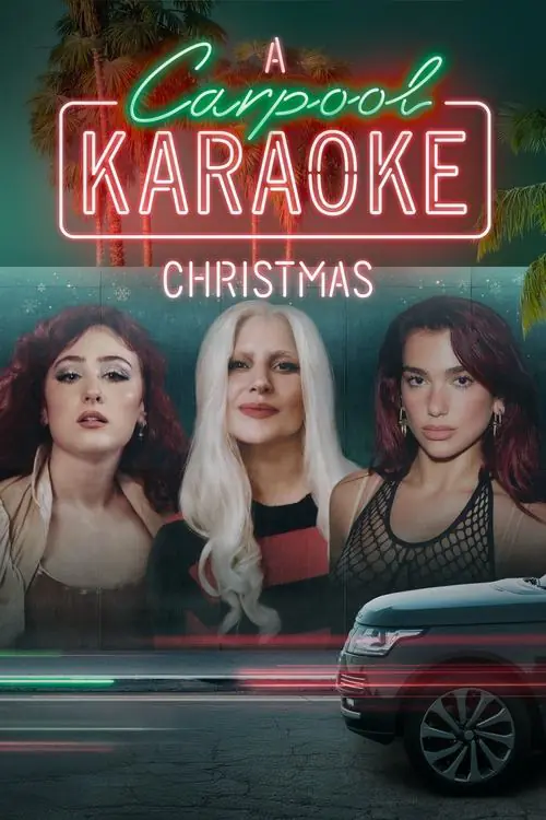 A Carpool Karaoke Christmas Poster