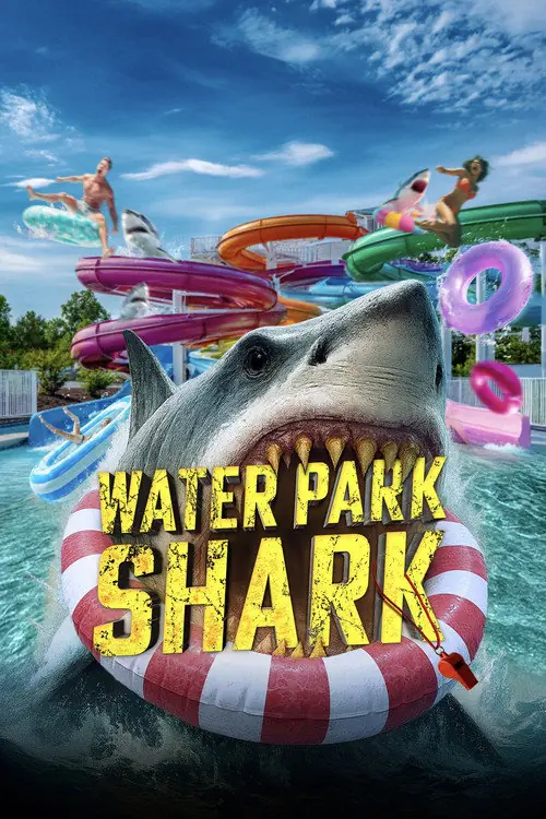 Water Park Shark Poster