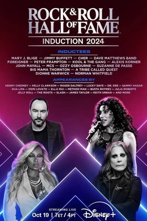 2024 Rock & Roll Hall of Fame Induction Ceremony Poster