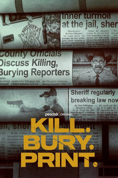 Kill. Bury. Print. Poster