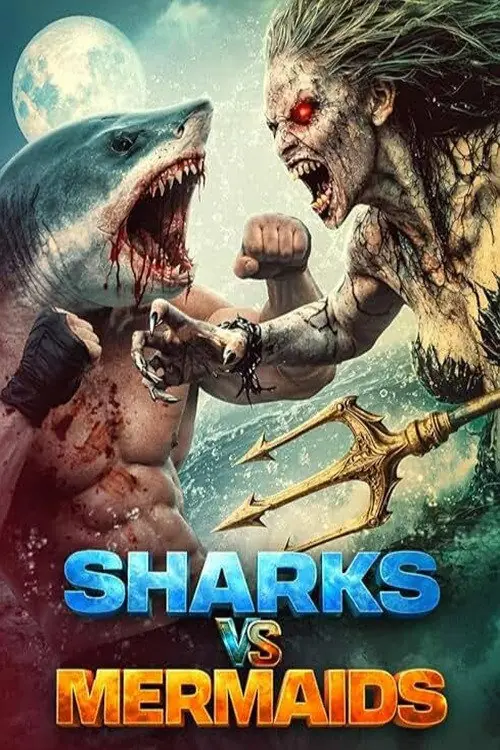 Mermaid Vs. Shark Poster