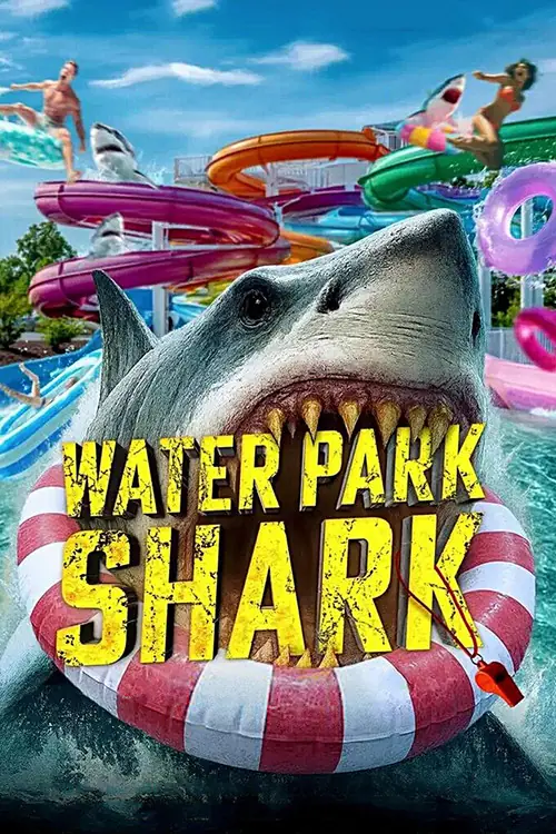 Water Park Shark Poster