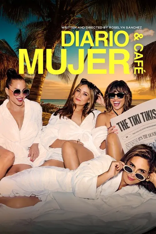 Diario, Mujer & Café Poster